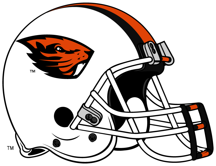 Oregon State Beavers 2013-Pres Helmet Logo diy iron on heat transfer